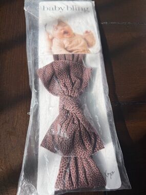 baby bling Knotted Headband - Football Design